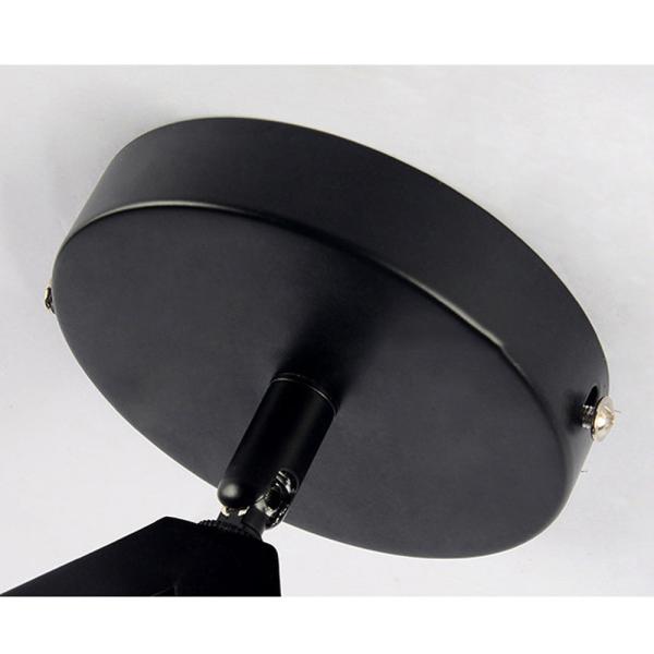 ECOBRT Iron Ceiling Lamp, Black iron restaurant balcony corridor pendant lighting(Triangle)