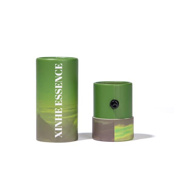 Cylinder Corrugated Paper Tube Pantone Printing Childproof Matte Lamination