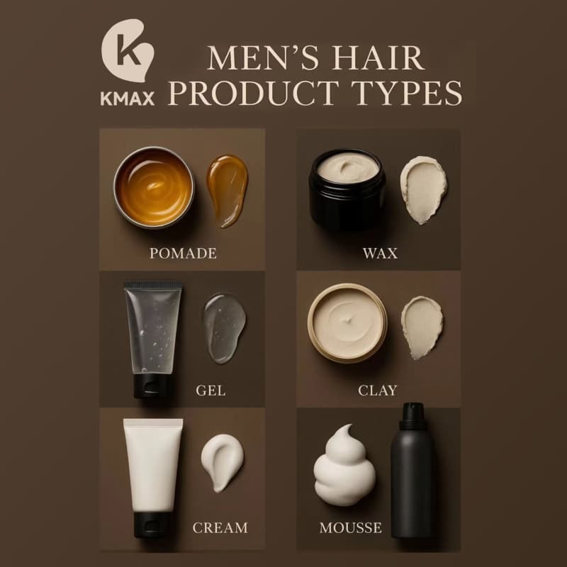 Men Hair Pomade Strong Hold Matt Clay Hair Wax Water Based Style OEM