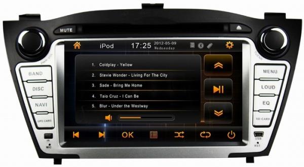Car multimedia player for Hyundai Tucson /IX35 2009-2012 with bluetooth driver OCB-7022