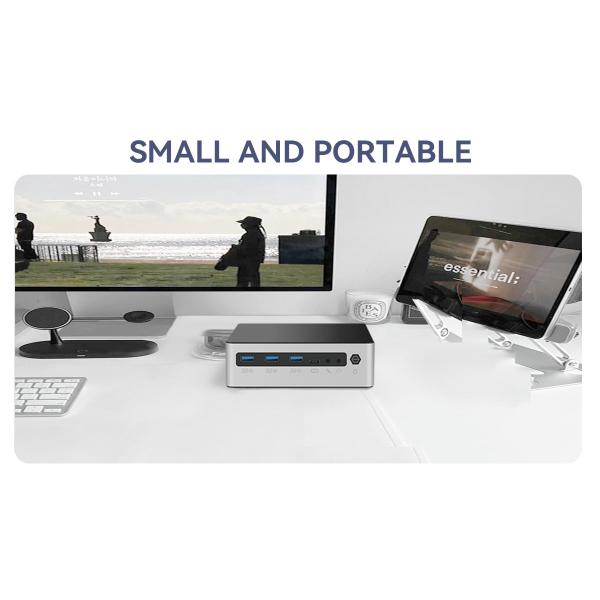 Intel Core I7 1255U 12th Gen Mini PC DDR5 64GB с двойной сетью LAN и HDMI