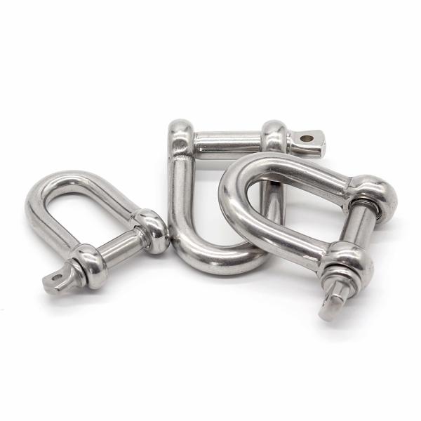 Japanese Style Stainless Steel D Shackle Construction Industrial Marine Shackles