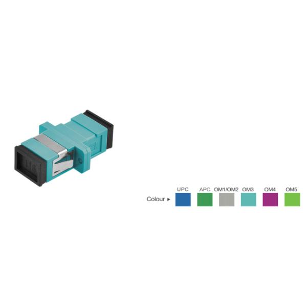 SC OM3 SX Welding Adapter With Flange Fiber Optic Adapter/Coupler