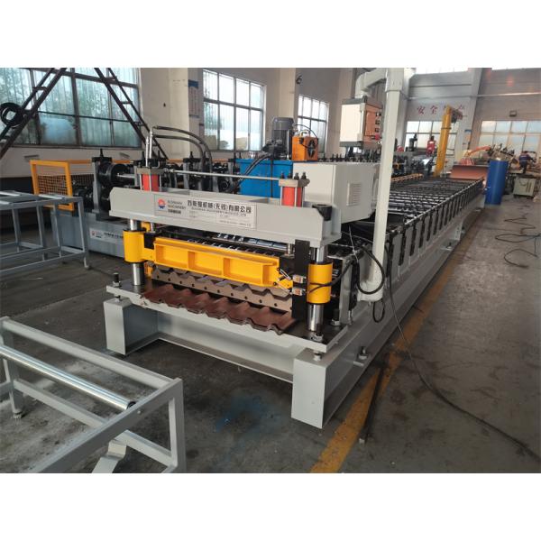 Chain Drive Lamina R101 Profile Trapezoidal Metal Sheet Roofing Roll Forming Machine For Residential Buildings