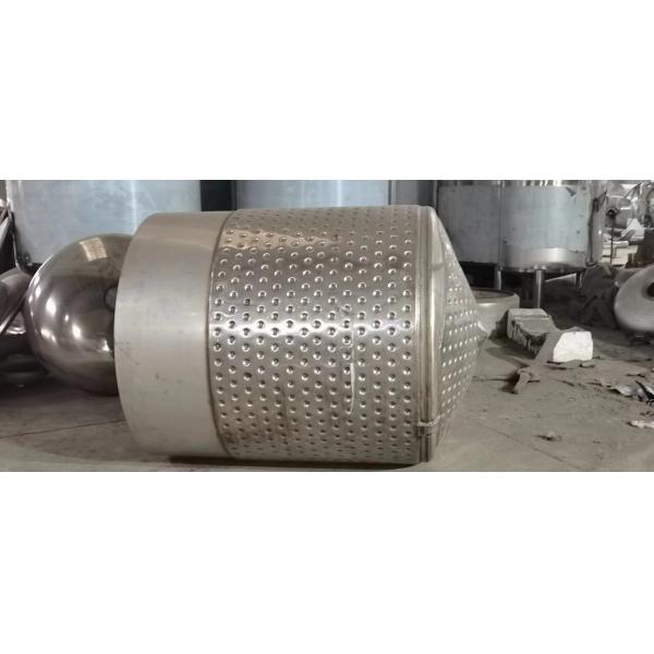 500 Liter Mixer Tank 220V Electric Cooling Dimple Jacketed Mixing Tank