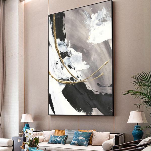 6 Color Hand Painted Oil Painting Abstract Handmade for Nordic Living Room Decoration