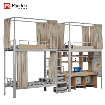 Alta qualidade garantida tamanho completo Cama de banho de cor preta Quadro de metal cama de banho dupla