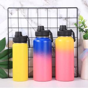 Customizado 950ml 32oz Vacuum isolado garrafa de água esportiva de aço inoxid