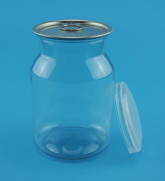 480Ml Plastic Storage Canisters Food Grade PE Lid 81 * 121MM 	40℃ Resistance