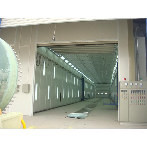 Painting Line Project For Wind Blade Trolley Transport Spray Booth China Supplier