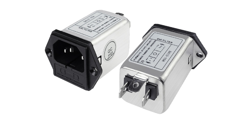 DAI2 однофазные фильтры переменного тока EMI фильтр питания IEC Type Socket