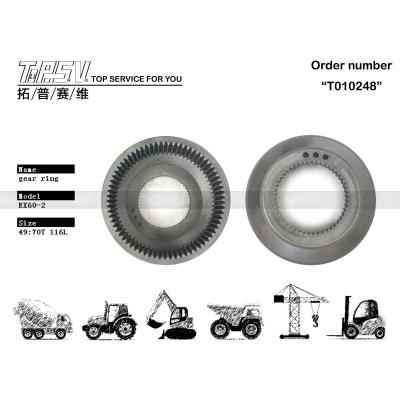 High Efficiency Excavator Spare Parts EX60-2 Travel Gear Ring 2031521