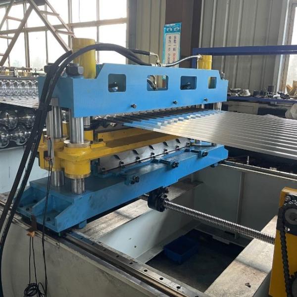High Speed Double Layer Metal Sheet Roll Forming Machine 16-17 Roller Stations