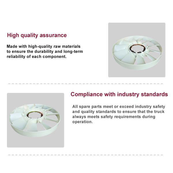 Engine Ring Fan Blade 220V06600-7025 for SITRAK HOWO MC13