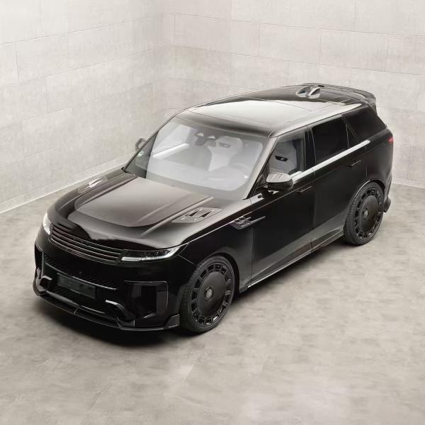 2023 Réparation Discovery Sport Body Kit MSY Style Spoiler à lèvres en fibre de carbone