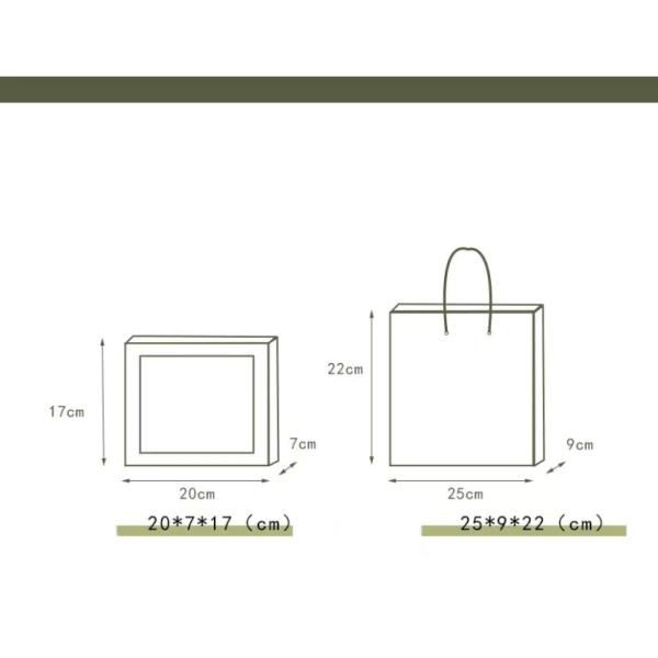 коробки праздничного подарка 20cm*7cm*17cm оранжевые покрытые с прозрачным Windows