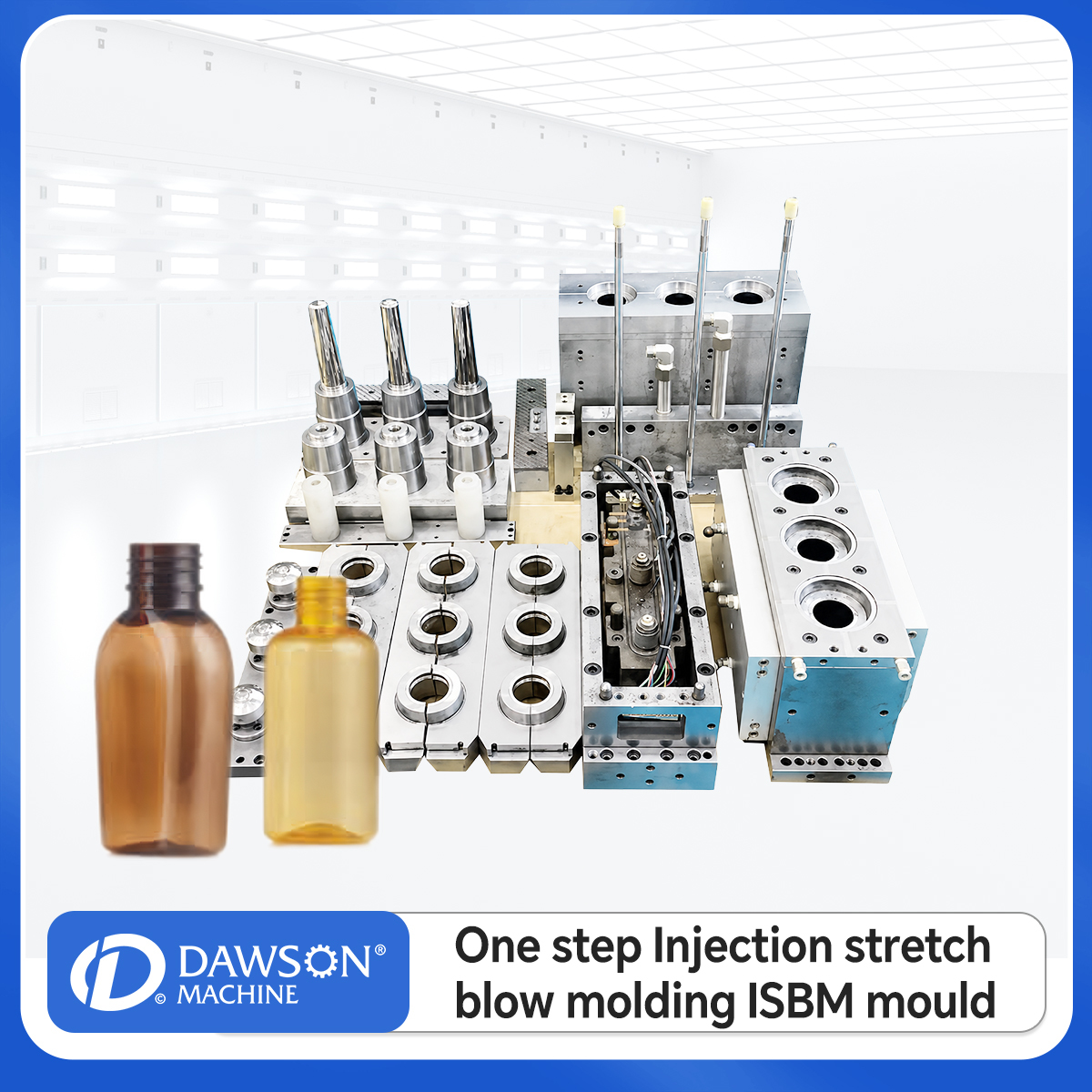 1~12cavity Plastic Bottle Mould with Customized Size and Over 1,000,000 Times Mould Life for Injection Stretch Blow Molding
