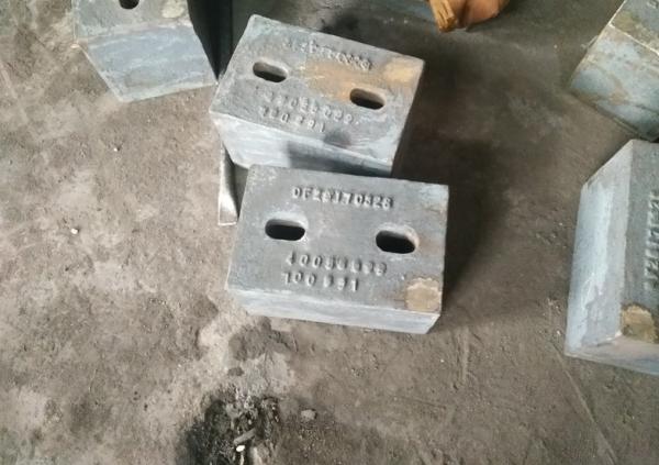 High Cr Cast Iron wear bar 8x8 hardness up to  HRC57 for ball mill