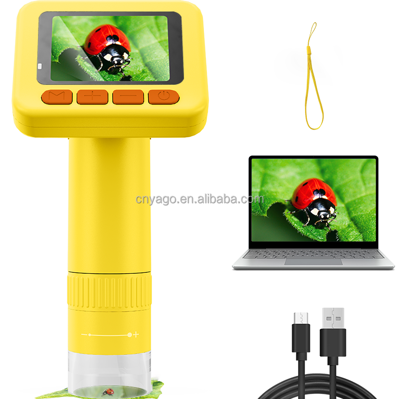 50X-1000X Portable Digital Microscope with 2