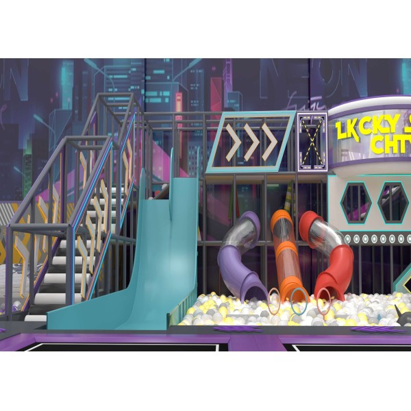 Custom Macaron Indoor Soft Playground Integrated Aesthetics Full Range All Age Adaptive