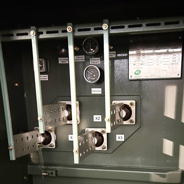 アメリカ規格 UL/CUL 認証 2000Kva 三相パッドマウント変圧器 12470V ～ 480V 液体充填配電用変圧器