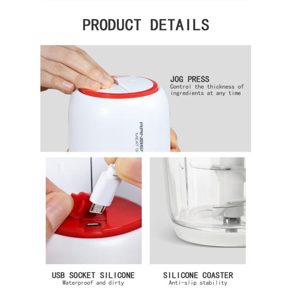 Baby Food Choppers Meat Grinders Juicers 600ml 16000 RPM