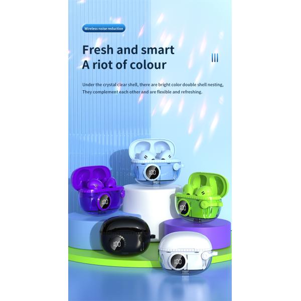 TWS 5.3 Беспроводные наушники Внутриушные наушники с сильным басом