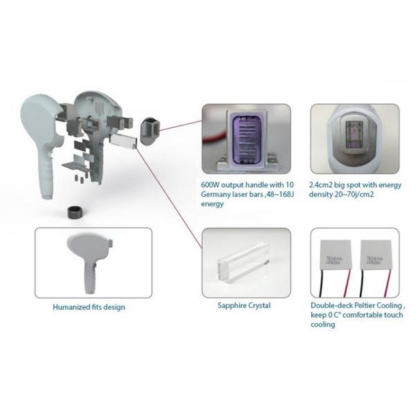 Easy Operation Professional 808nm Diode Laser Hair Removal Machine For Sale