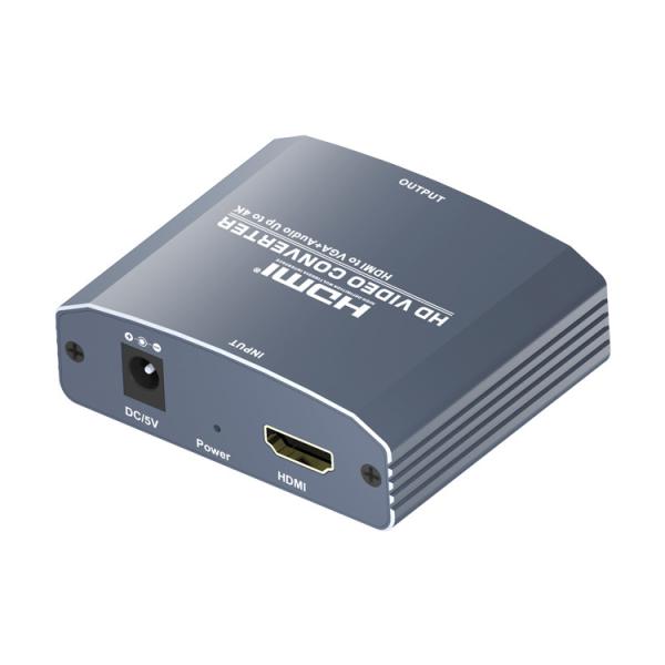 HDMI to VGA, + R/L Audio ,AV Signal Converter
