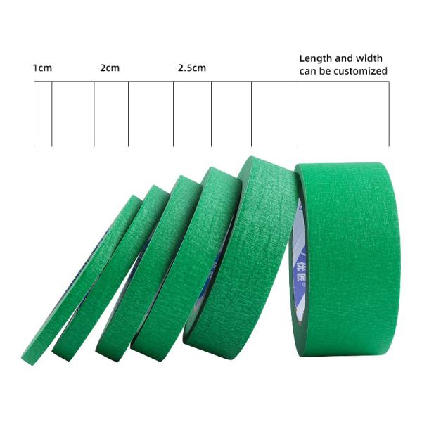 Custom Size Strong Adhesive Wall Spray Painter Masking Crepe Paper Tape