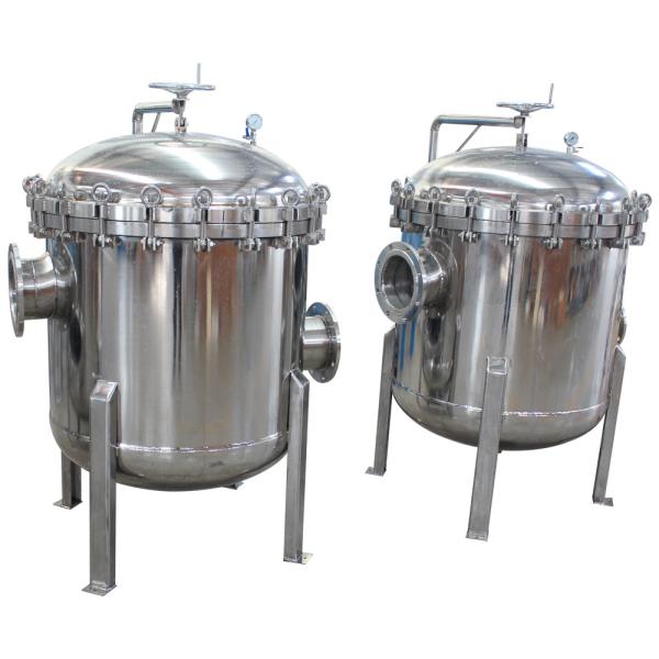 1-100micron Micron Rating Multi-bag Liquid Filter Housing for Screw Thread Connection