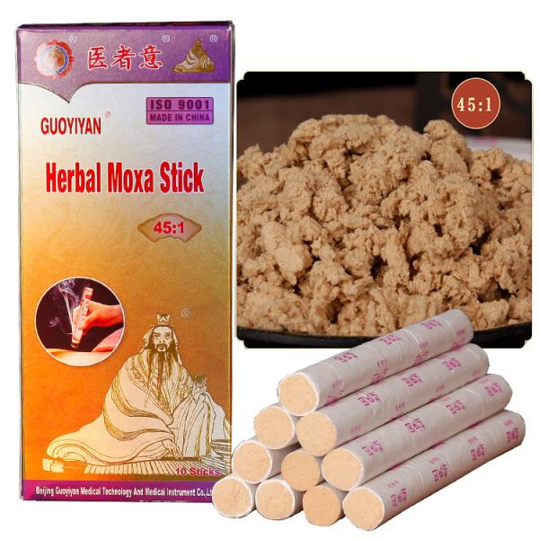 10pcs Moxa Roller Stick for Body Health Care Function Actual Chinese Herbal Medicine