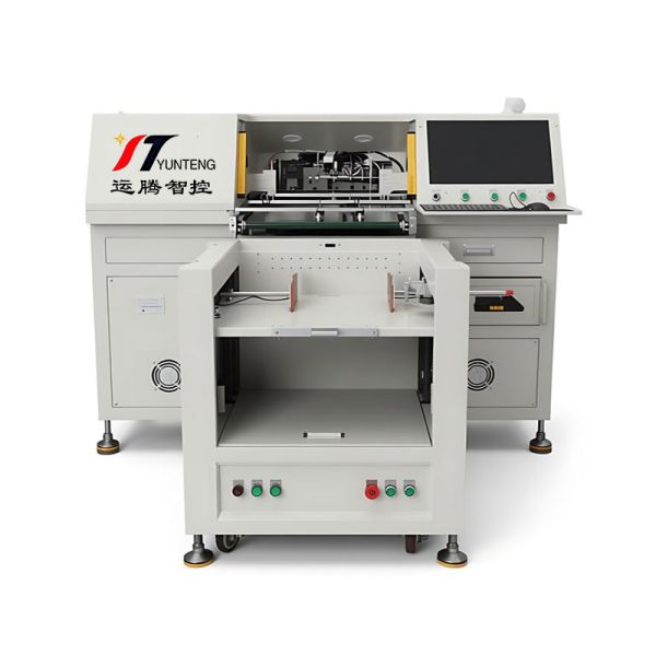 Fully automatic double-head sheet material punching machine