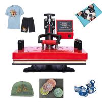 Exposição dobro 15 novos avançados em 1 máquina combinado da imprensa do calor da sublimação da máquina da transferência térmica para a caneca/chapéu/t-shirt/ardósia