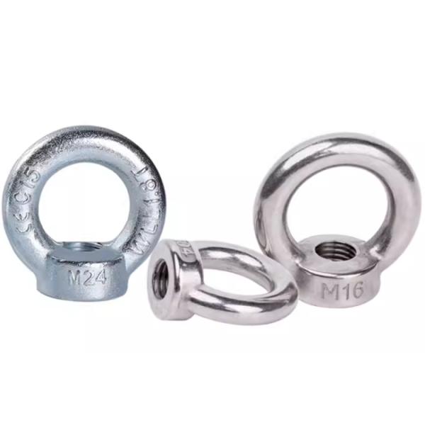 M5 M8 Carbon steel eye Nut Class 4.8 Grade 8.8 Blue white nuts Silver Black finishing