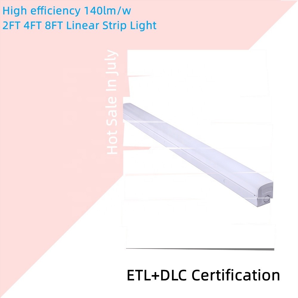 4000K Office Surface Mounted 34W 4FT LED Linear Strip Lighting Fixture with SMD2835