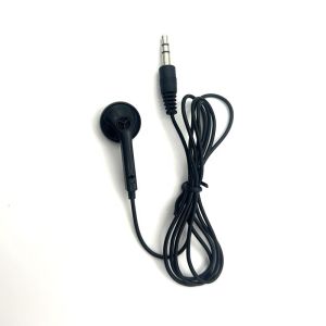 Competitive Airline Busline Disposable Earbud 3.5mm Wired Aviation Headset with PVC ABS Components and No Wireless Type