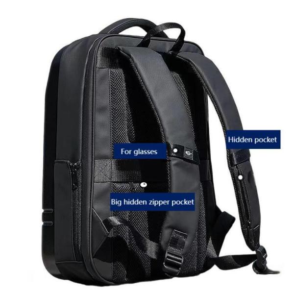 Устойчивый рюкзак для ноутбука с сочетанием безопасности и замком для снижения веса