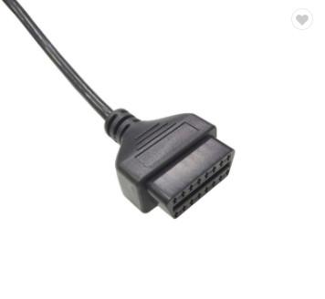 OEM Type 2 Green J1939 9 Pin Deutsch To Obd2 Cable Connector For Truck Reader