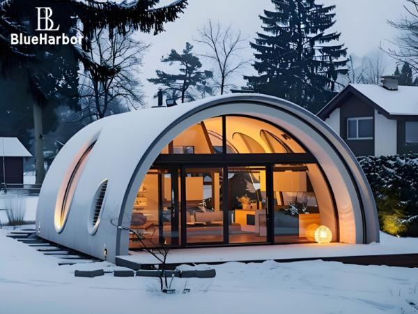 Prefabricated Steel Arch Home / Light Steel Arch Cabin House