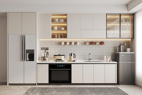 Cabinet Custom Size Cabinet Kitchen Furniture Modern Minimalist Style Cabinet