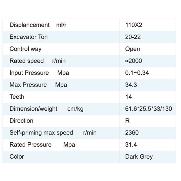 K3V112DT-2N59 for LG230 High-Quality Excavator Hydraulic Pumps – Durable & Reliable Performance