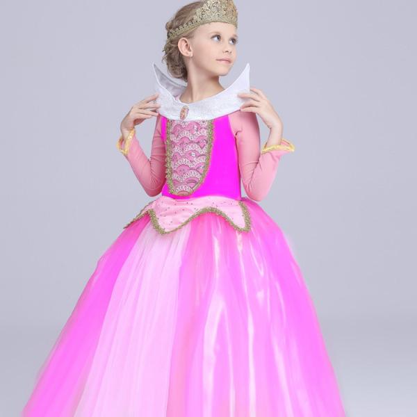 Princess Dress Children Dresses Summer Dress Elsa Dress 2016 Costume Party Princess Princess Aurora Pink