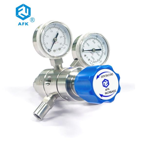 1/4 NPT 316L 3000PSI Stainless Steel Pressure Regulator