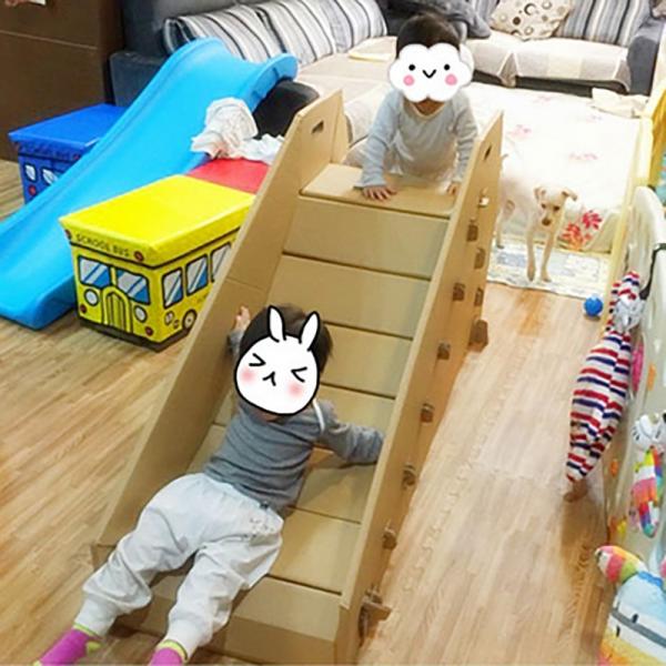 Eco Friendly Cardboard Children's Paper Slide For Kid Playing