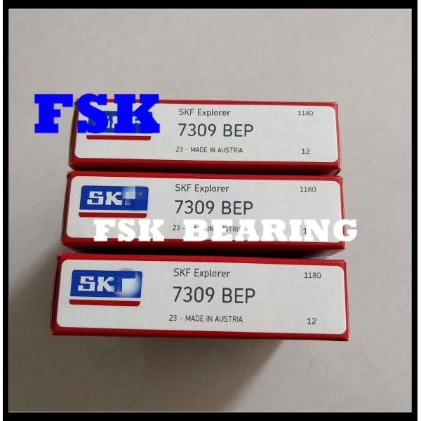 High Precision 7205 BECBP Angular Contact Ball Bearing Single Row Nylon Cage