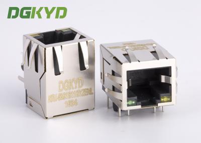 Jaque modular portuário RJ45 do conector 8P8C da rede Rj45 da montagem do PWB de KRJ-5921S11GYZENL único sem transformador