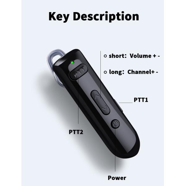 MI-NI Walkie Talkie Micro Wireless Blueteeth-compatible Intercom for Restaurant Salon
