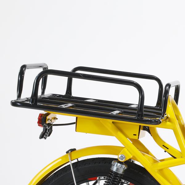 Takeout E Bike High Capacity 400W 20Ah Electric Bicycle With Aluminum Pedal