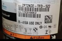 ZP72KCE-TFD-522 Hermetic Scroll Compressors R410A Refrigerant 380V/420V50HZ/3PH